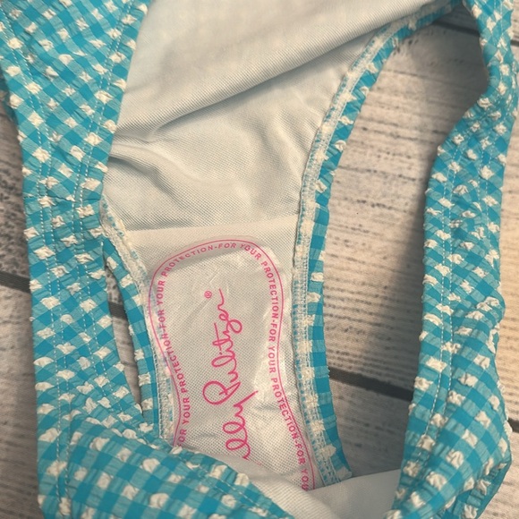NEW Lilly Pulitzer Pico High-Cut Bikini Bottoms Women’s Striped Blue White - 2 - Picture 4 of 5